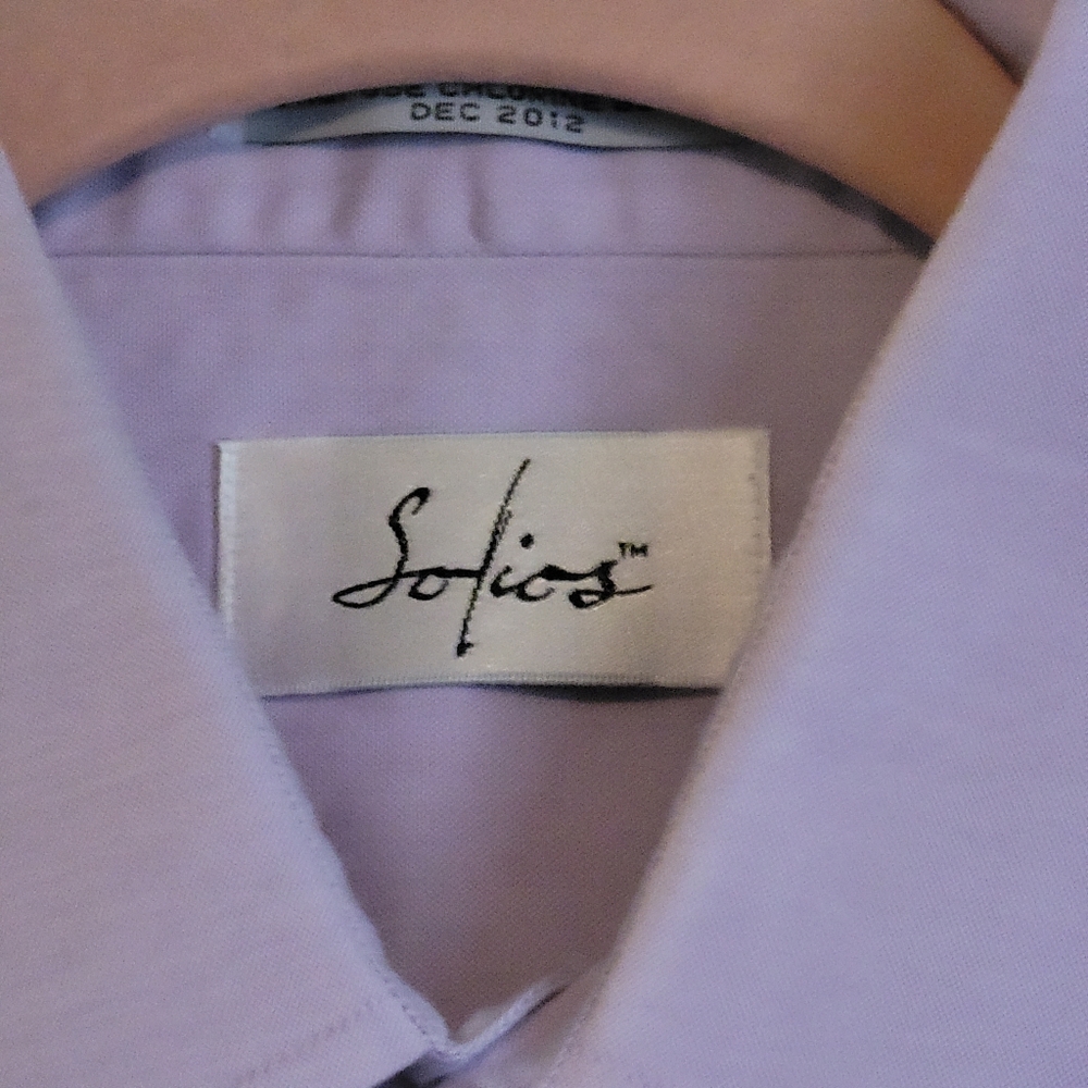 Lavender Button Down - Picture 2 of 3